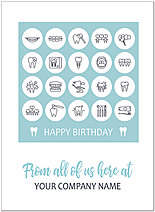 Dental Smiles Name Card D1670U